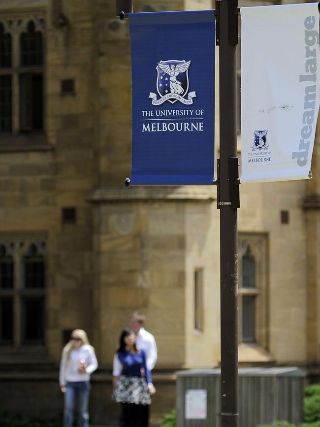 Melbourne University. Picture: AAP