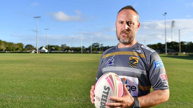 Sunshine Coast Falcons BMD Premiership coach, Danny Gray. Picture: Patrick Woods.