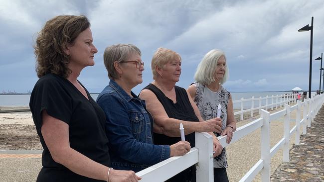 Joan Pease, Helen Betts (Safe by the Bay), Roz Kinder (Zonta), Jenny Peach (Scope). Picture: Supplied