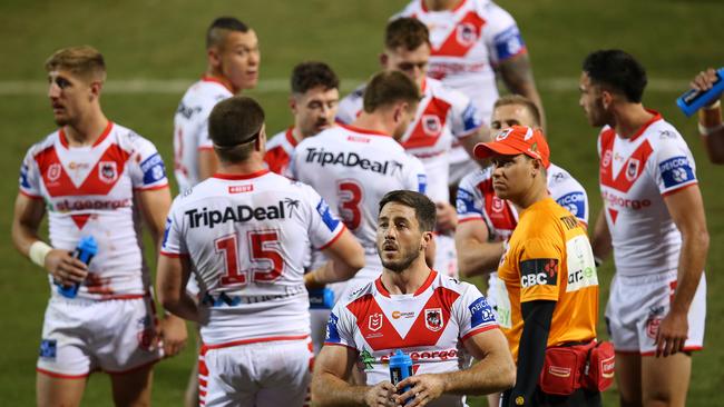 Ben Hunt wants to return to the halves. Picture: Jason McCawley/Getty