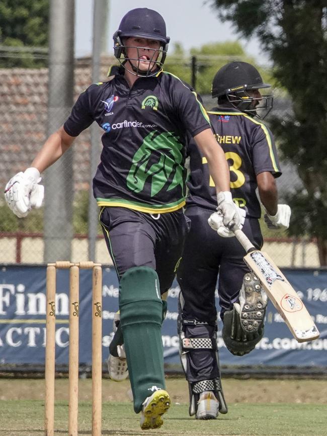 VSDCA: Box Hill batter Cian Dickinson. Picture: Valeriu Campan