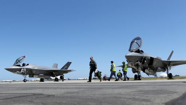 The Edinburgh air force base in Adelaide's North. (AAP Image/Kelly Barnes) NO ARCHIVING