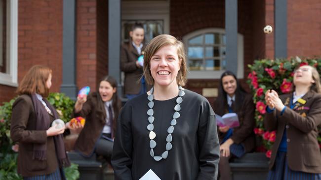 An elite Melbourne school is setting its students up to fail in a bid to teach them resilience. Ivanhoe Girls’ Grammar has created “Failure Week” and is expecting its students to fall flat in a number of challenges. Picture: Mandie Gillot