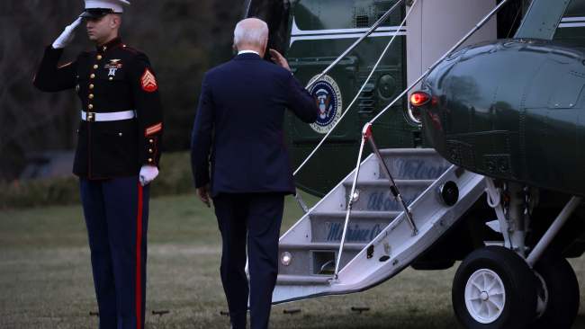 New Vision Shows Joe Biden Stumbling Up Air Force One Steps Again: ‘The ...