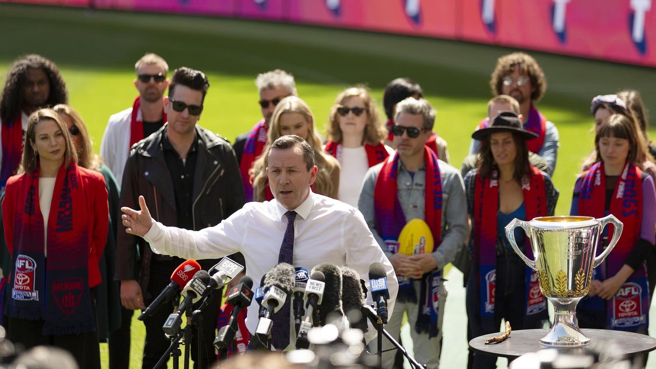 WA is gearing up to host the AFL grand final at Optus Stadium. Picture: Will Russell/Getty Images