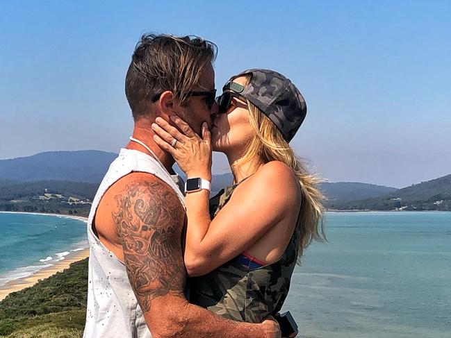 Travel bloggers Chris Maujean and Miriam Mace have started at petition against beach hooning after witnessing a terrible beach rollover. Picture: Aussie Destinations Unknown