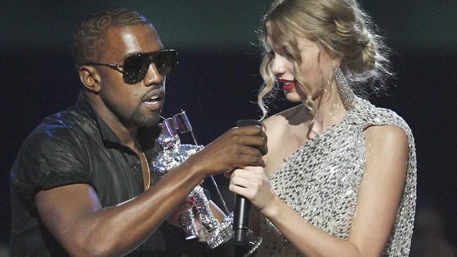 Ah, memories. Back when Kanye West was a douche. Wait a minute... (AP Photo/Jason DeCrow)