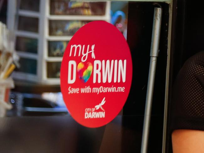 Nguyet Vu outside Nail Lovers one of three busiensses in Casuarina Square that she owns  and said all have benefitted from the MyDarwin voucher initiative's first week.Picture GLENN CAMPBELL