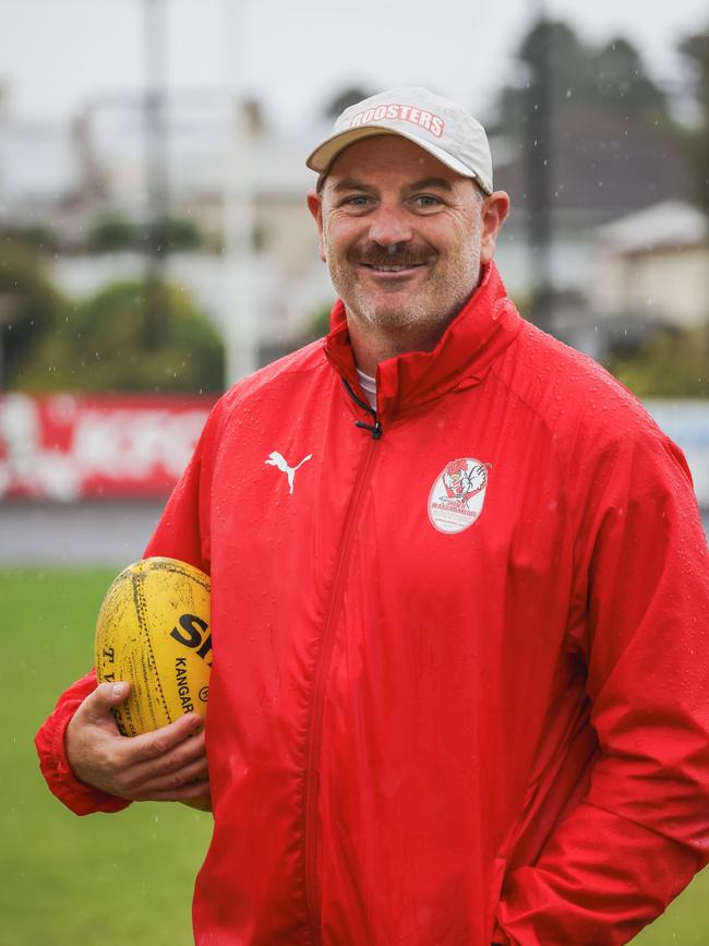 South Warrnambool coach Mat Battistello. Picture: Nicole Cleary