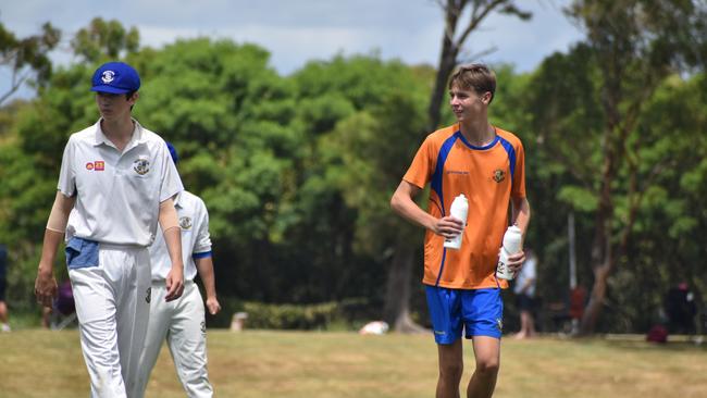 AIC First XI cricket between Marist College Ashgrove and St Patrick’s College. Saturday March 4, 2023. Picture, Nick Tucker.