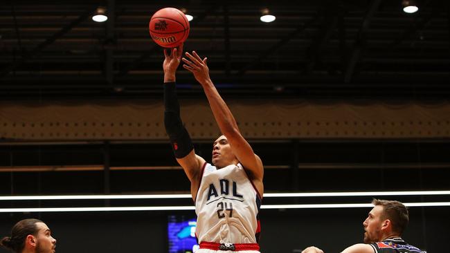 Wiley impressed with his athleticism particularly above the rim in the NBL Blitz on the weekend. Picture: Graham Denholm (Getty)