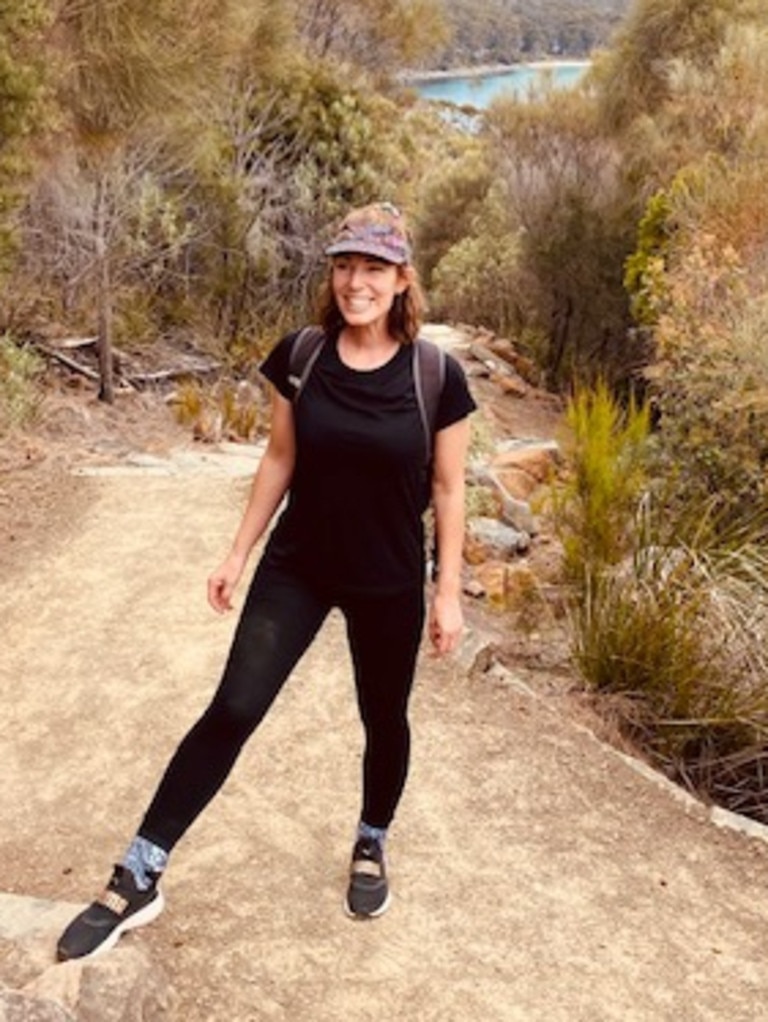 Cassandra Ellis makes the most of her symptom-free days. Picture: Supplied