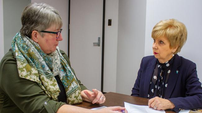 Retiring Mount Gambier Council CEO Sarah Philpott and Mayor Lynette Martin. PIcture: Supplied