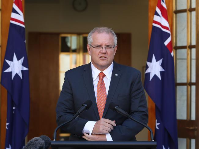 Prime Minister Scott Morrison will reduce the immigration intake by 120,000 over fours years. Picture Kym Smith