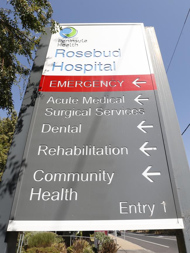Rosebud Hospital’s main buildings have not been expanded or redeveloped in almost three decades and the operating theatres are no longer used. Picture: Valeriu Campan