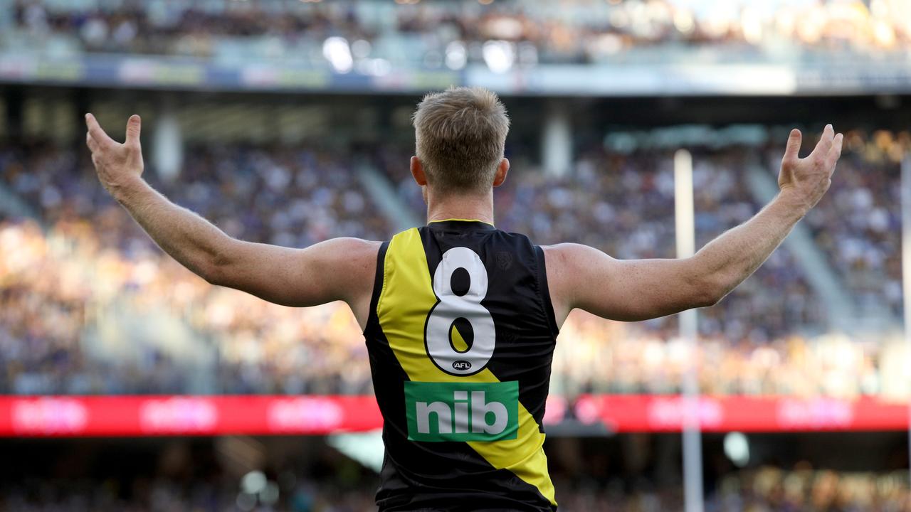 Jack Riewoldt of the Tigers.