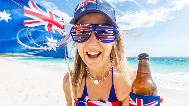 You could simply choose to invoke your personal pro-Australian observance with a flag or a cap.