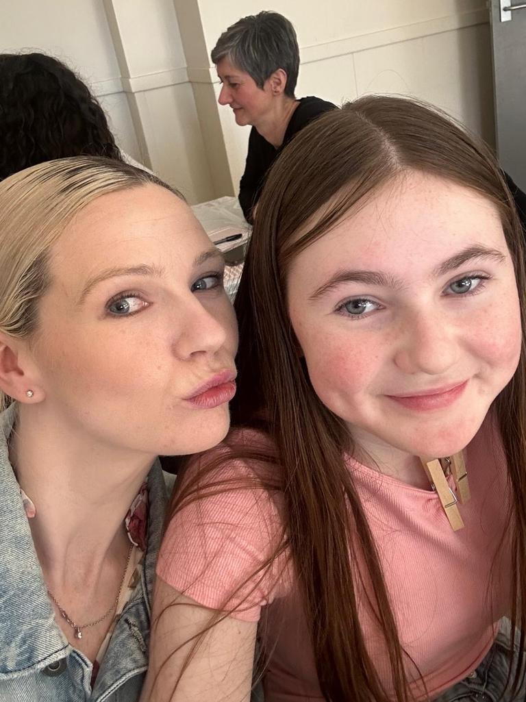 Charlotte O’Brien (right) with her mum Kelly O’Brien. Pictures: Supplied by her family