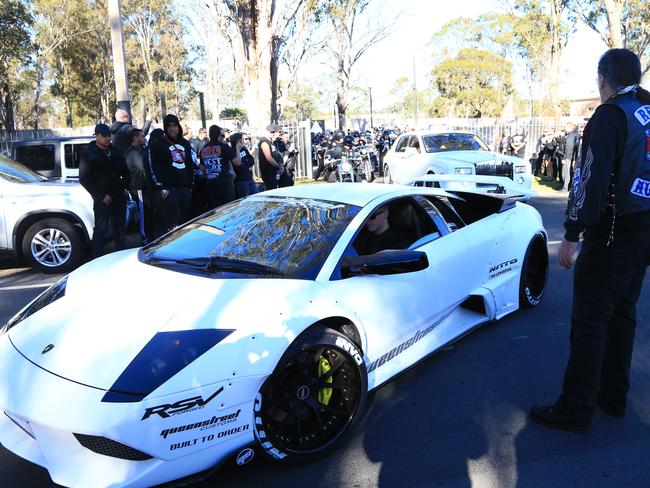 The car procession continues. Picture: Adam Taylor