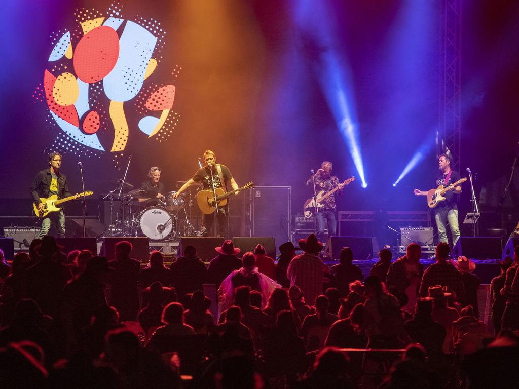 Shane Nicholson performs at Meatstock, Toowoomba Showgrounds. Saturday, April 9, 2022. Picture: Nev Madsen.