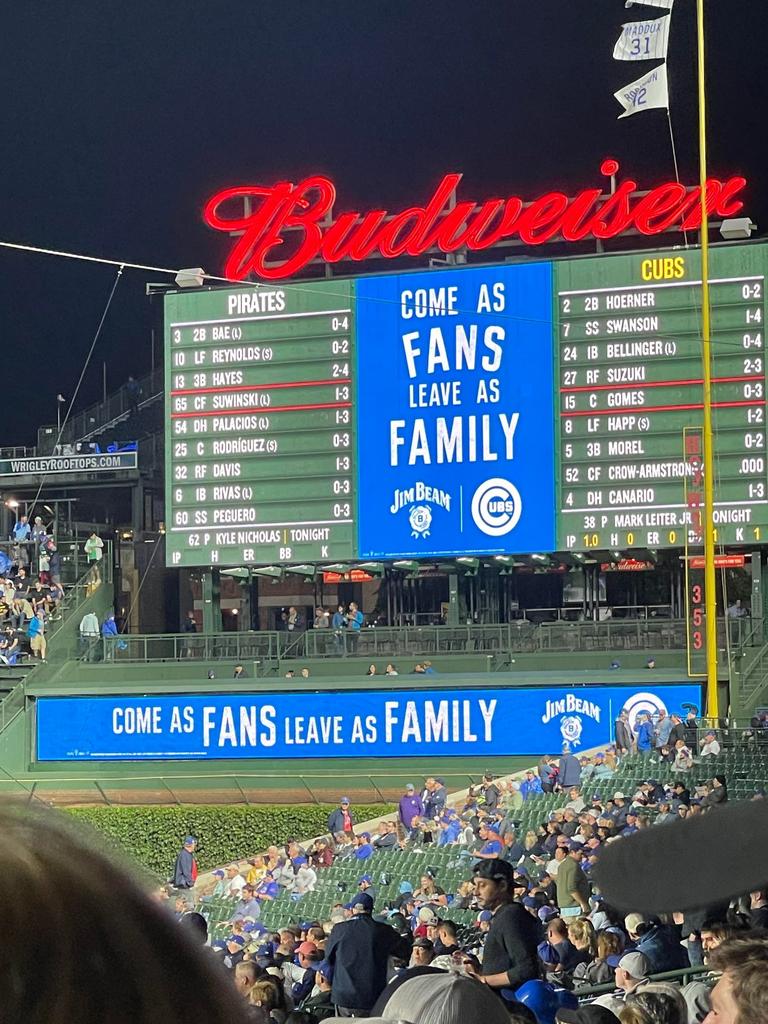 Even if you're not a baseball fan, it's worth paying a visit to Wrigley Field. Picture: Natalie Brown/news.com.au