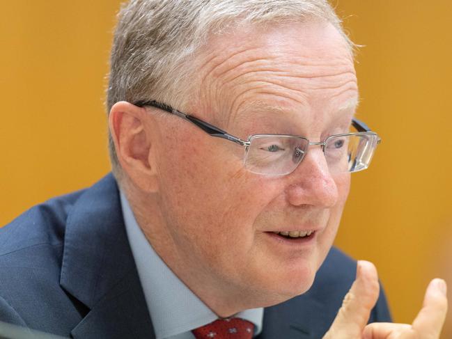 CANBERRA, AUSTRALIA - NewsWire Photos FEBRUARY 17, 2023: Governor Philip Lowe appeared before a house standing committee on economics, in Canberra. Picture: NCA NewsWire / Gary Ramage