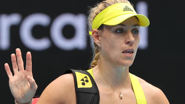 Kerber says she’d think twice about coming to Australia if it meant she had to lockdown again. Picture: AFP