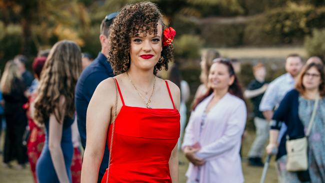 Kiri-Anna at the Glasshouse Christian College formal. Picture: Jordan Bull of JBull Photography