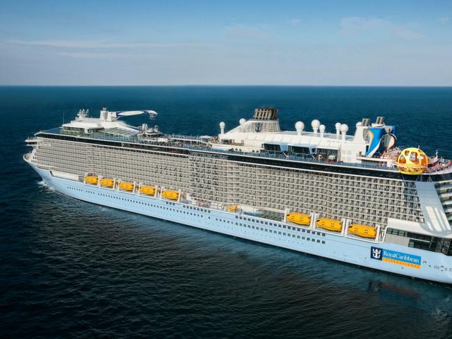 ESCAPE: Spectrum of the Seas, Cruise -  Designed and built to deliver an unforgettable vacation experience for all guests, the first in the Quantum Ultra Class of ships – Spectrum of the Seas – will boast Royal Caribbean’s first private enclave for suite guests, new stateroom categories, innovative dining concepts, and stunning features and experiences – many of which have never before been seen at sea. Accommodating 4,246 guests at double occupancy and 1,551 international crew members, Spectrum of the Seas will be the largest and most expensive ship in Asia when she sails from Shanghai starting in June 2019. Picture: Royal Caribbean