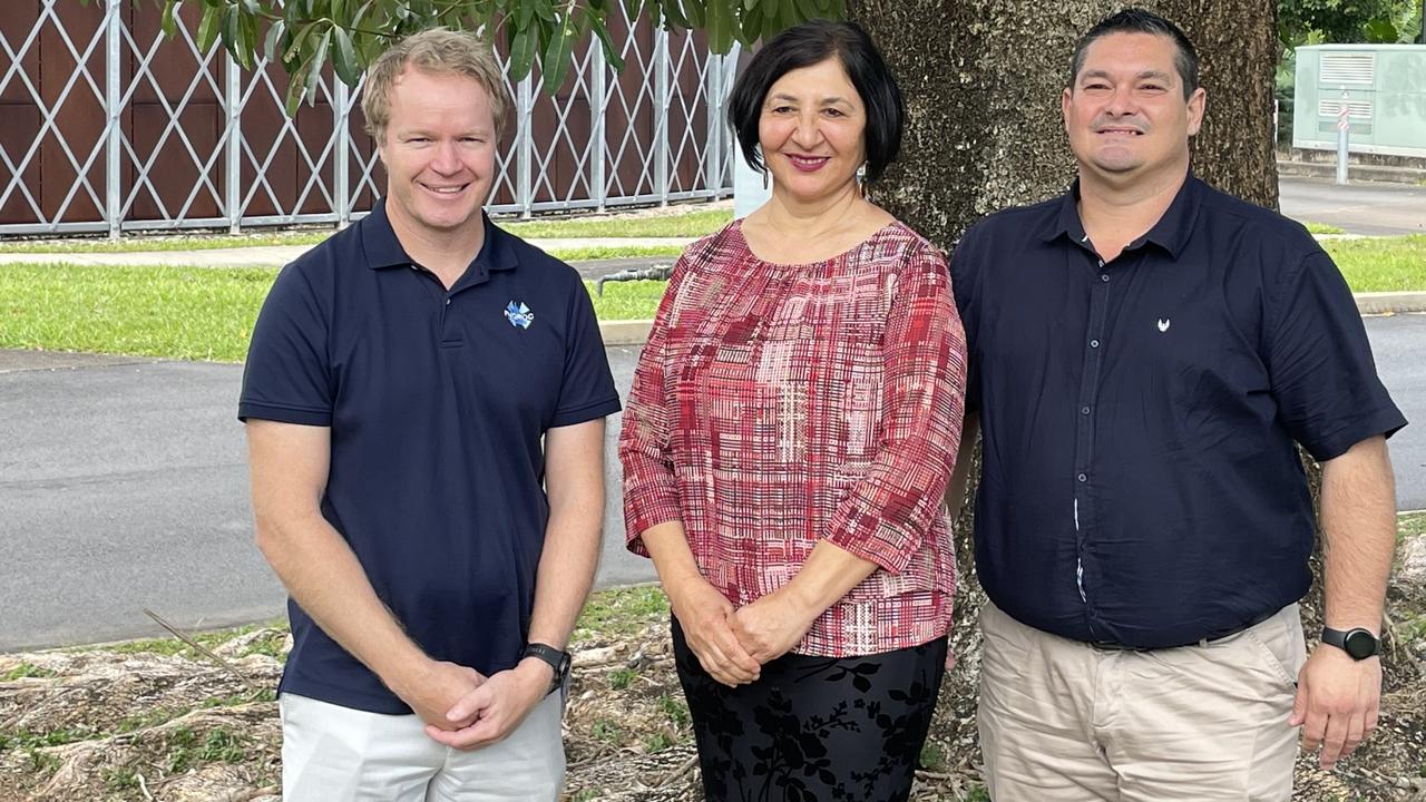 FNQROC CEO Anthony Archie, RDA Tropical North Chair Hurriyet Babacan, and TCICA CEO Michael Miller. Photo: Dylan Nicholson