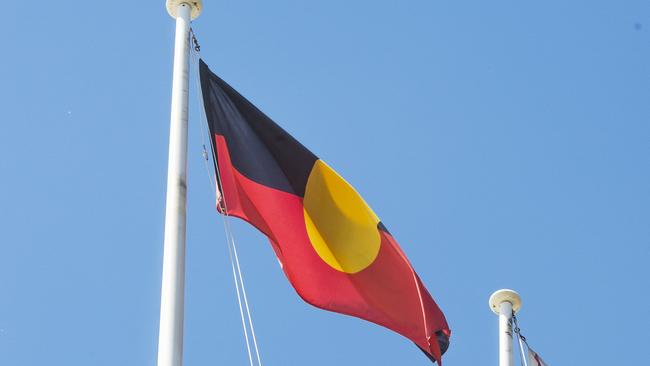 Ballarat council will fly the Australian flag and other flags at full mast at the Ballarat Town Hall on Australia Day. . Picture: Rob Leeson.