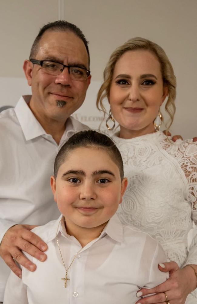 Simon and Vanessa Tadros, and their son Nicholas. Mrs Tadros lost her life in Monday's tragedy, while her son is still fighting for life in hospital. Picture: Supplied/Instagram