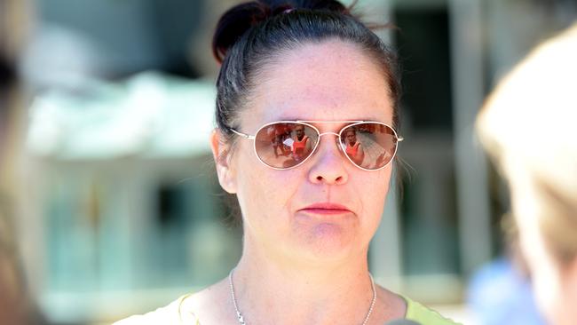 Cathy Jayne pictured outside the Adelaide Magistrates Court.