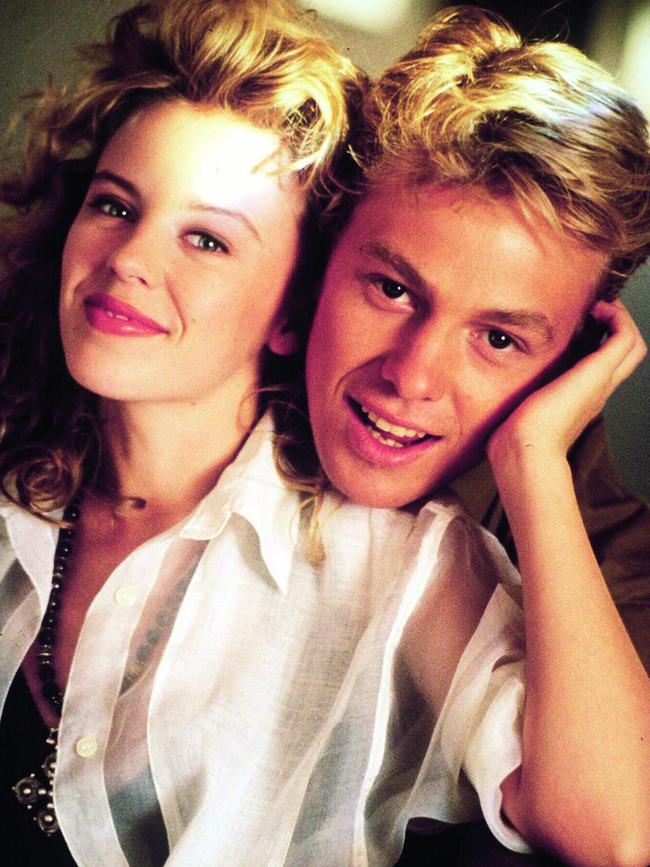 Kylie Minogue and Jason Donovan in Neighbours. Picture: Supplied