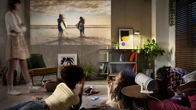 Samsung's highly mobile but not portable projector The Freestyle.