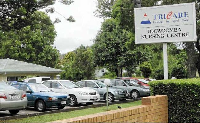 TriCare Aged Care Nursing Centre in Curzon Street which is the subject of a Department of Health and Ageing investigation. Picture: Bev Lacey