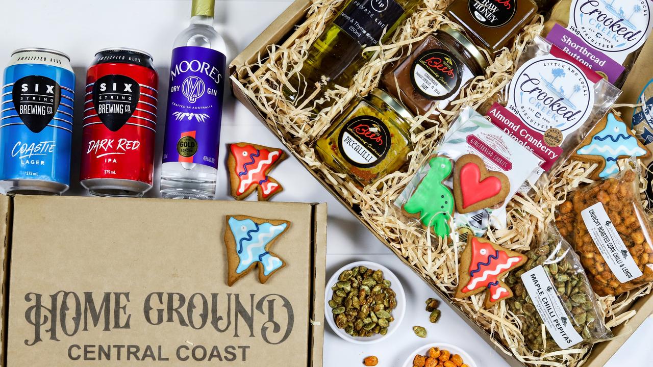 A hamper from Home Ground Central Coast. Picture: Jenifer Jagielski