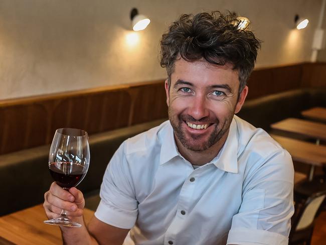 Chef Tom Tilbury at the newly renovated Press* ]restaurant, on April 10th, 2022, in Adelaide.Picture: Tom Huntley