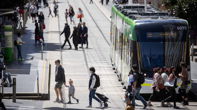 It’s hope the eased restrictions will encourage more people back into the CBD. Picture: NCA NewsWire / Paul Jeffers