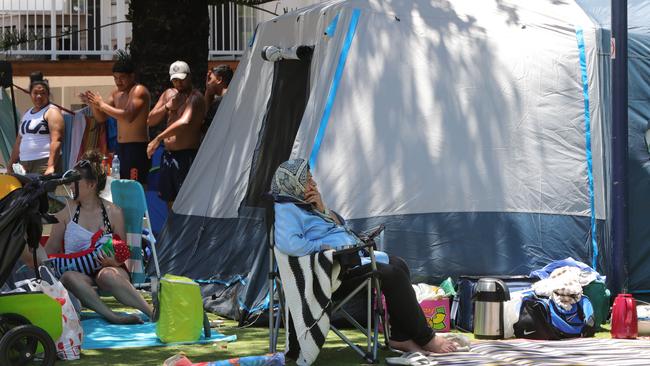 Camping is prohibited at the Tallebudgera Creek Park. Picture Glenn Hampson