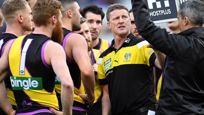 NOW: The Tigers have relished a simpler style this season. Picture: AAP