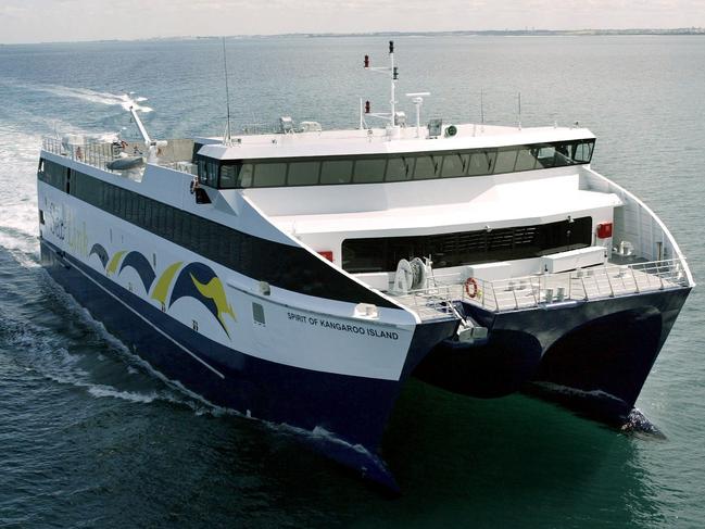 Kangaroo Island SeaLink ''Spirit of Kangaroo Island'' ferry boat 08 Dec 2003. Picture: Supplied