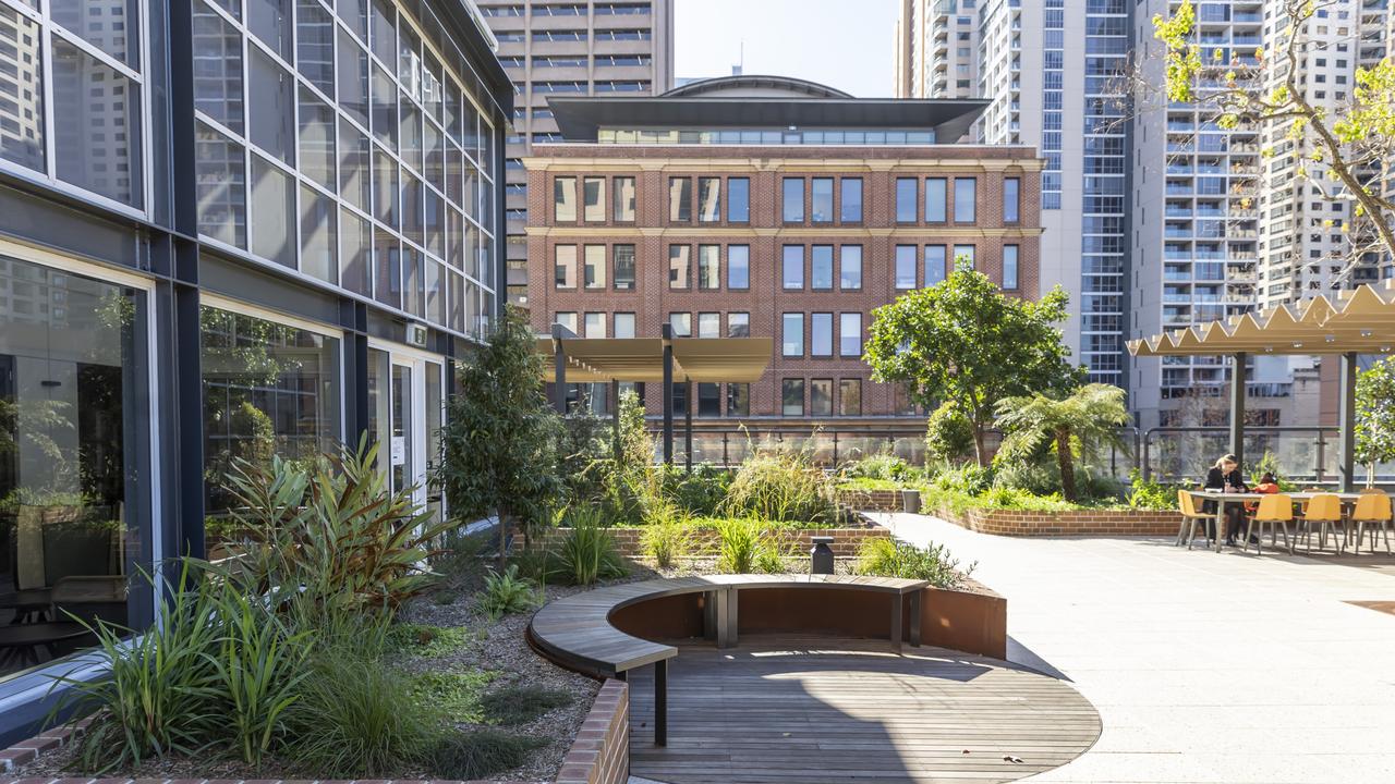 The terrace at 477 Pitt Street in Sydney’s Haymarket.