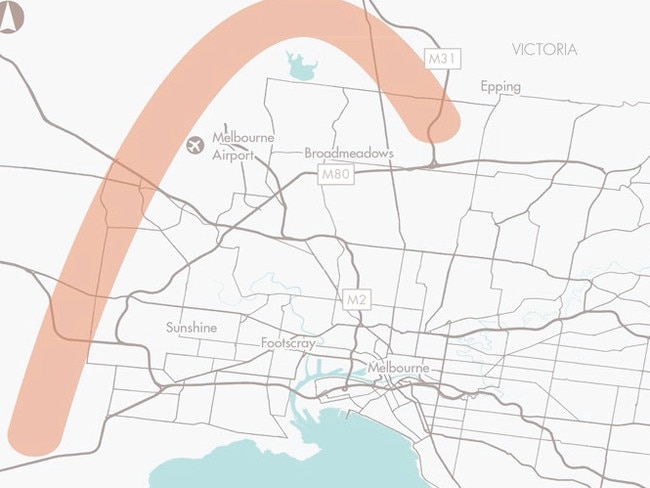 An overview of the Outer Metro project. Source: Infrastructure Australia