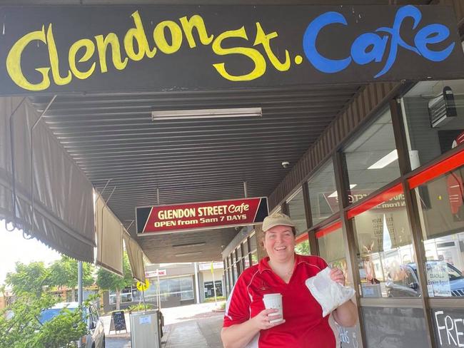 Glendon Street Cafe manager Kylie Kersten says the staff love to check in on how their customers are going, and always try to source ingredients locally.