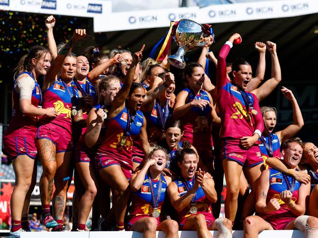 Brisbane’s AFLW team is hell bent on success. Picture: Getty Images