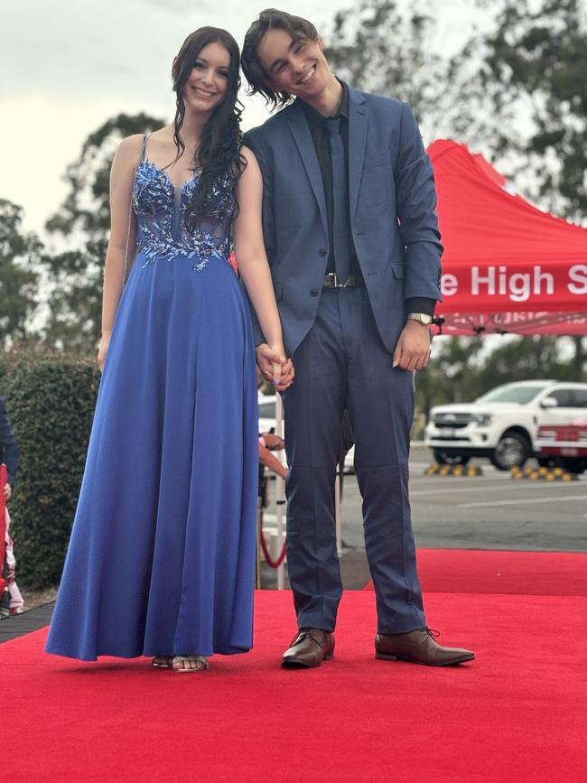 The students of Urangan State High School celebrating their formal.