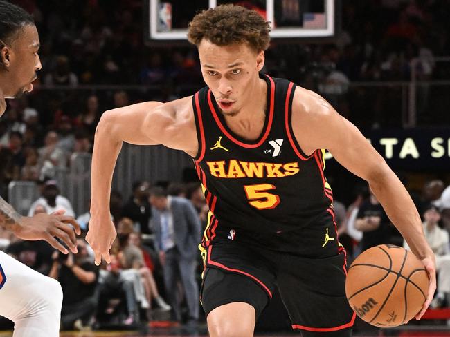 Aussie Dyson Daniels capped a stunning season with the NBA’s Most Improved Player Award. Picture: Getty Images/AFP
