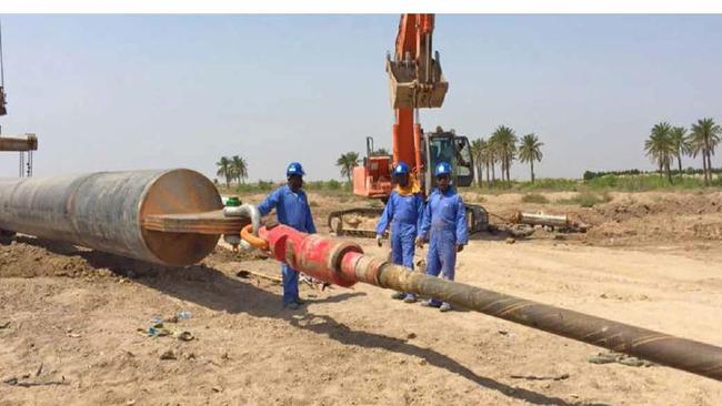 Pipeline used for the Gold Coast long term recycled water plan