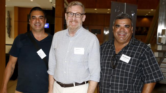 David Edwards (centre) is the new Gold Coast CEO. PICTURE: ANNA ROGERS